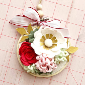Mini Felt Flower Craft Kit | Strawberry Mint