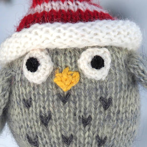 Owls with Hats Ornament (provides 6 meals)