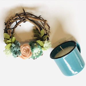 Mini Felt Flower Craft Kit | Succulent
