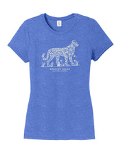 Load image into Gallery viewer, Dorothy Nolan Cheetah Womens Crew Neck T-Shirt - Blue (provides 7 meals)