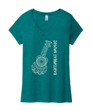 Load image into Gallery viewer, Strum in Joy! Women&#39;s V-neck T-shirt (provides 12 meals)