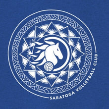 Load image into Gallery viewer, Saratoga Volleyball Youth Hooded Tee (provides 12 meals)