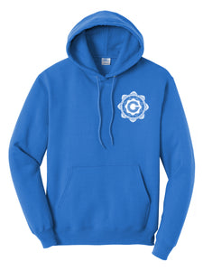 SPECIAL ORDER GRANVILLE Unisex Hooded Sweatshirt:  BLUE (front & back)