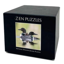 Load image into Gallery viewer, Loons Small Wooden Puzzle (provides 8 meals)