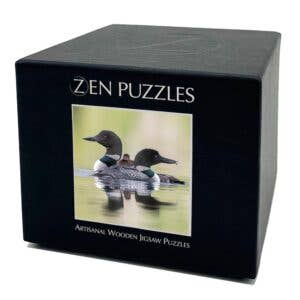 Loons Small Wooden Puzzle (provides 8 meals)