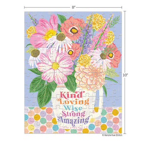 Kind Loving Strong 100 Piece Puzzle (provides 4 meals)