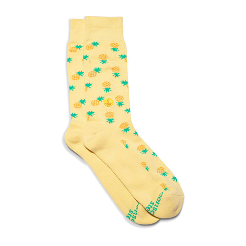 Socks that Provide Meals (Golden Pineapples): Small (provides 6 meals)