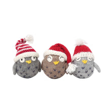 Load image into Gallery viewer, Owls with Hats Ornament (provides 6 meals)