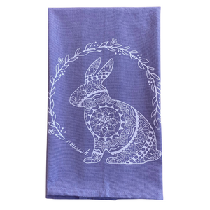 Bunny Kitchen Towels - Lavender 