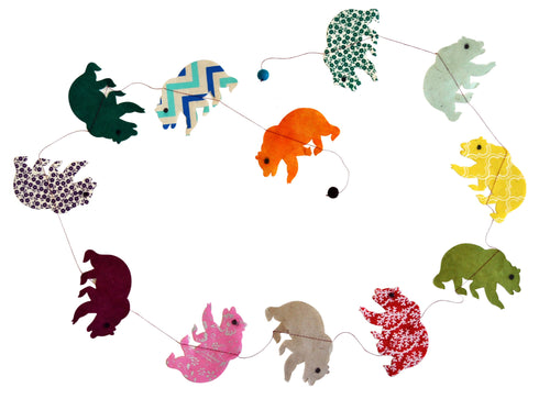 Eco Paper Garland, Bears (provides 4 meals)