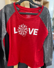 Load image into Gallery viewer, Product Image: Girls LOVE Long Sleeved T-shirt 