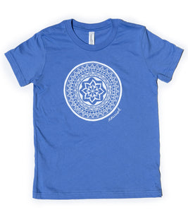 Product Image : Kid's Mandala T-Shirt - Blue
