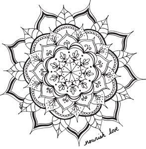 Free Downloadable Coloring Page - Nourish Love