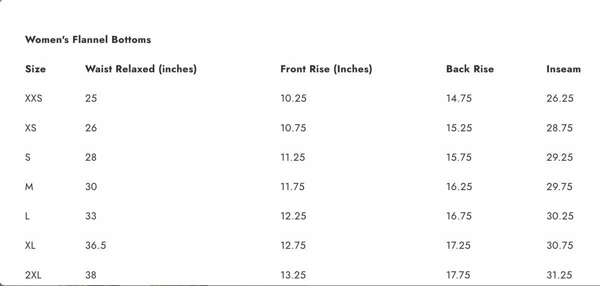 Women's Flannel Pants with Sun (provides 14 meals) Nourish Designs
