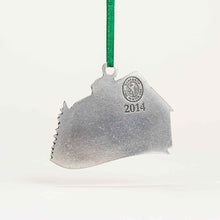 Load image into Gallery viewer, Pewter Barn Ornament (provides 8 meals)