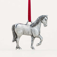 Load image into Gallery viewer, Pewter Horse Ornament (provides 8 meals)