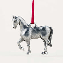 Load image into Gallery viewer, Pewter Horse Ornament (provides 8 meals)