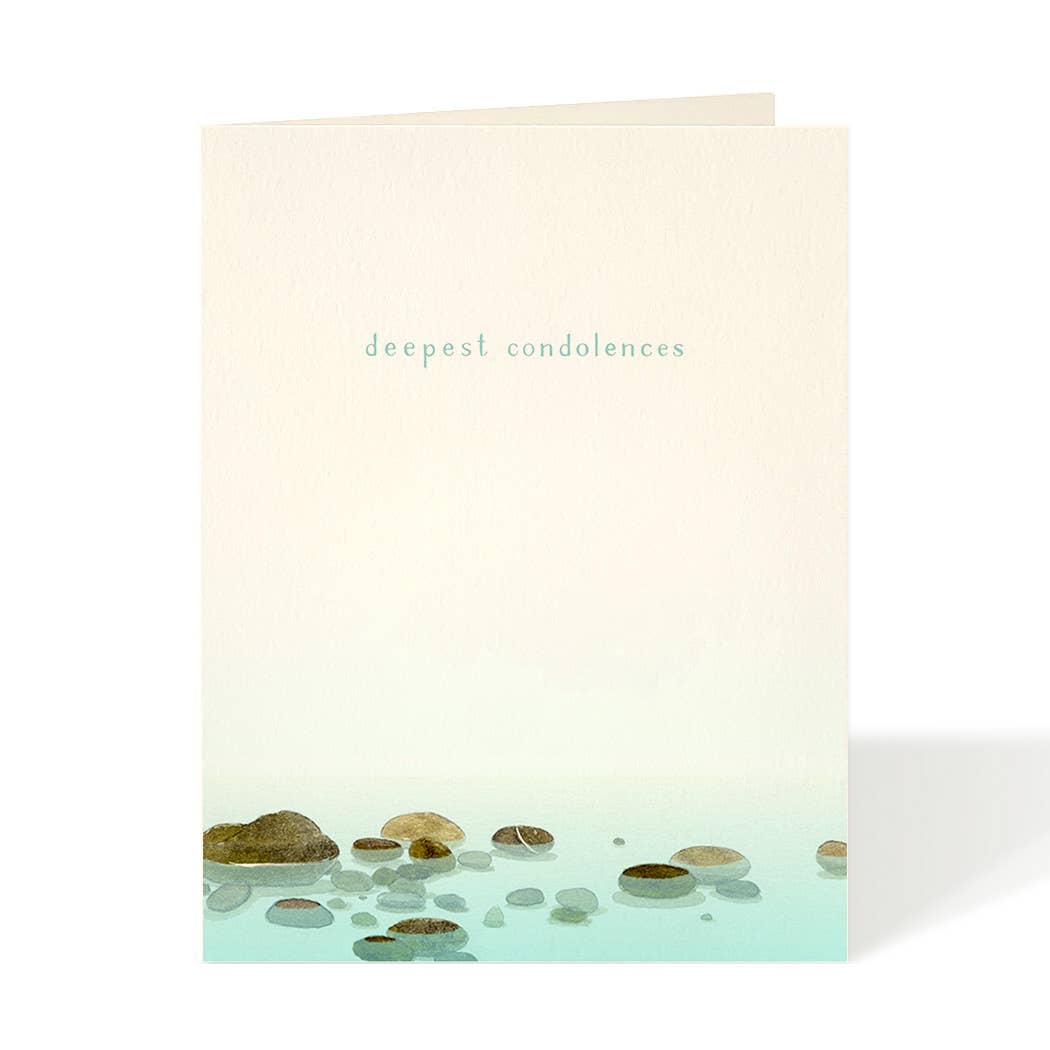 River Stones -- Sympathy Card
