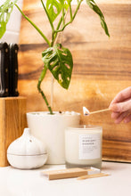 Load image into Gallery viewer, Midnight Garden Frosted Candle (provides 14 meals)