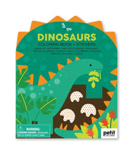 Load image into Gallery viewer, Coloring Book With Stickers: Dinosaurs (provides 2 meals)