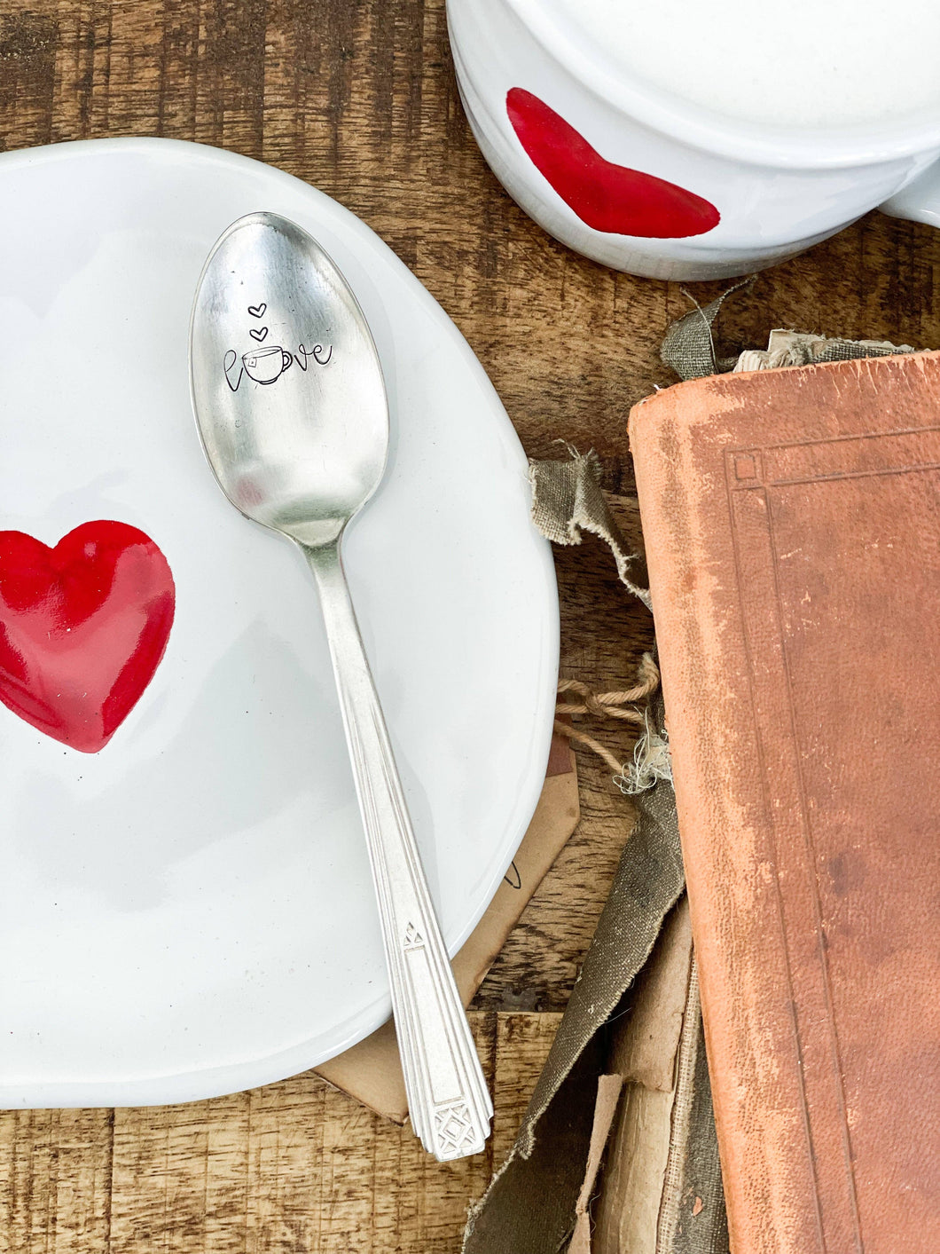 Love Vintage Stamped Spoon (provides 5 meals)