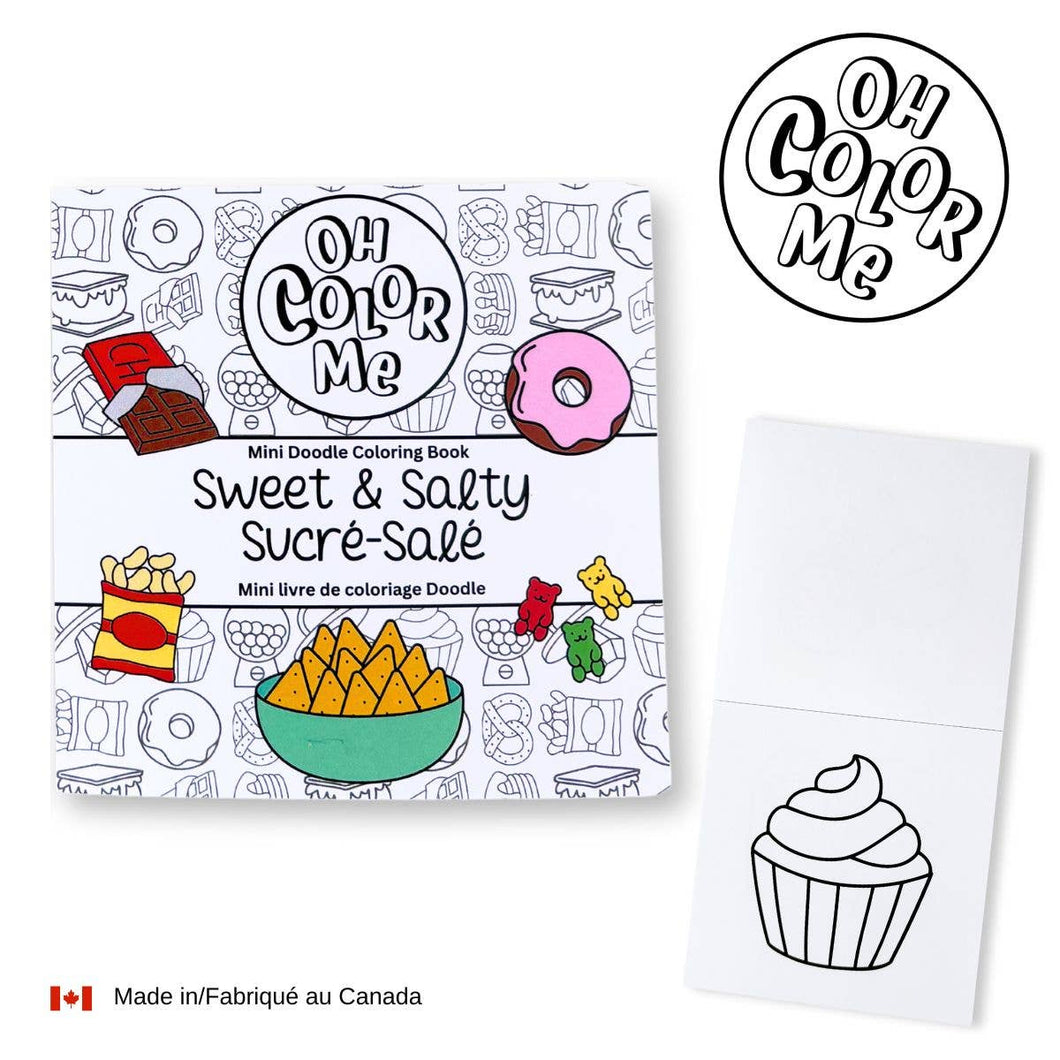 Mini Coloring Book Sweet & Salty, 4
