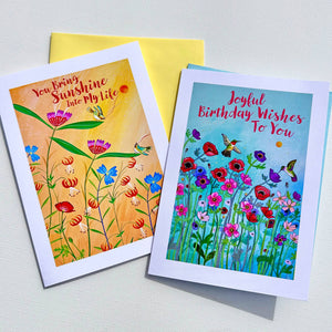 You Bring Sunshine Card (Blank Inside) Provides 2 meals