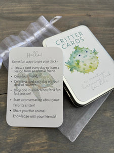 Critter Cards (provides 10 meals)