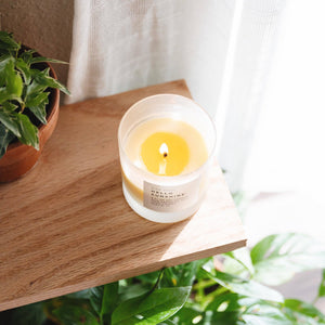 Hello Sunshine Frosted Candle (provides 14 meals)