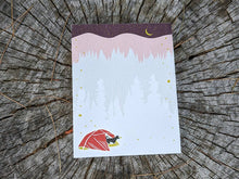 Load image into Gallery viewer, Summer Camping Pup Notepad (provides 6 meals)