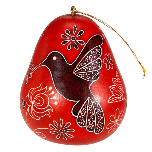 Hummingbird Gourd Ornament -(provides 9 meals)