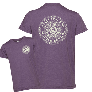 BSCSD Middle School Youth T-Shirt - Purple (provides 8 meals)