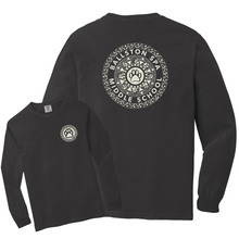 Load image into Gallery viewer, BSCSD Middle School Unisex Cotton Long-Sleeved Crew - Grey (provides 15 meals)