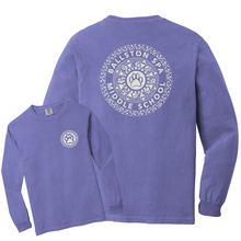 Load image into Gallery viewer, BSCSD Middle School Unisex Cotton Long-Sleeved Crew - Purple (provides 15 meals)