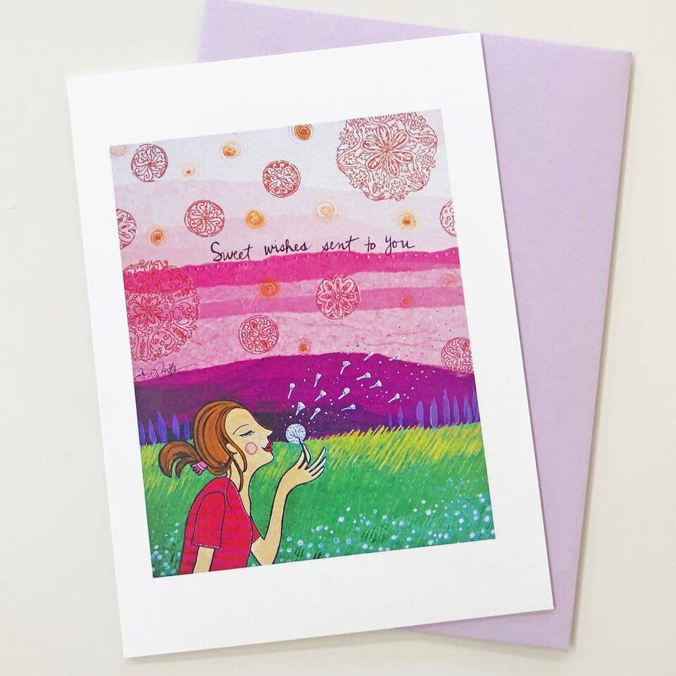 Sweet Wishes Card (Blank Inside) Provides 2 meals
