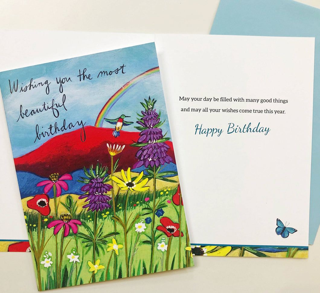 Beautiful Birthday Card (Greeted) Provides 2 meals