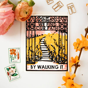We Find Our Path Everyday Inspiration Card