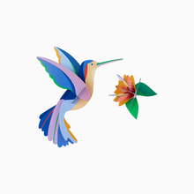 Load image into Gallery viewer, Hummingbird &amp; Flower Wall Decor (provides 9 meals)