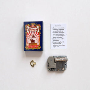 Happy Birthday Music Box In A Matchbox ( 4meals)