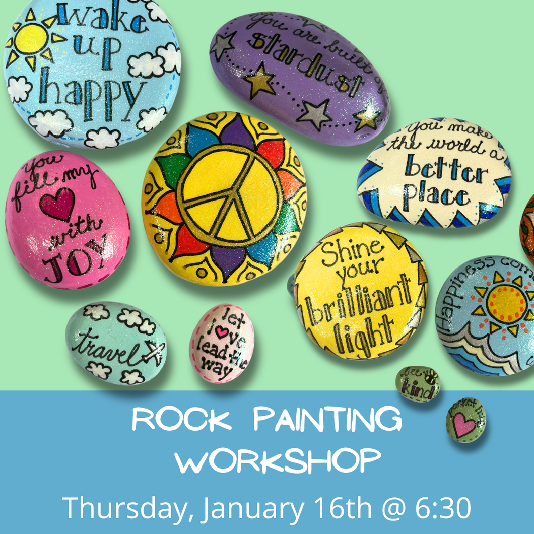 Rock Painting Jan 16 @ 6:30 pm (provides 12 meals)