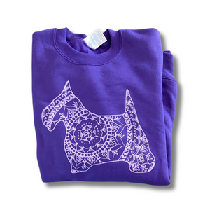 BSCSD Youth Scotties Crew Sweatshirt - Purple (provides 16 meals)