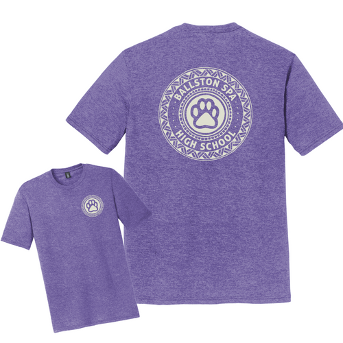 BSCSD High School Unisex Crew T-shirt - Purple (provides 12 meals)