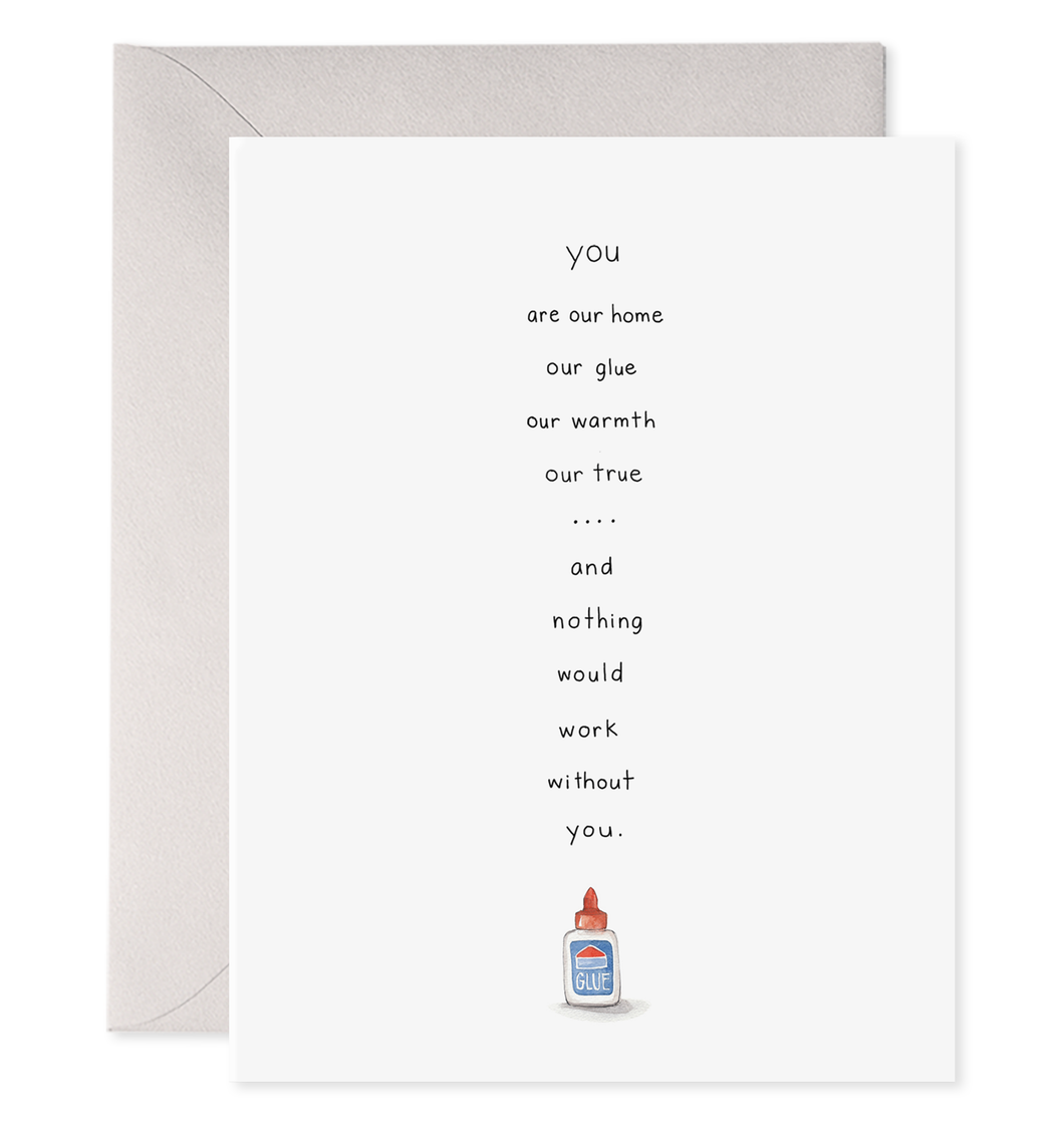 Glue Card | Mother's Day Greeting Card