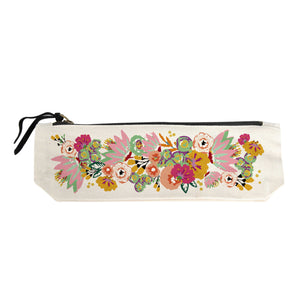 Pastel Floral Burst Pencil Pouch (provides 5 meals)