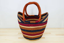 Load image into Gallery viewer, Tote Basket Bag, U-Shopper multi-color (provides 25 meals)
