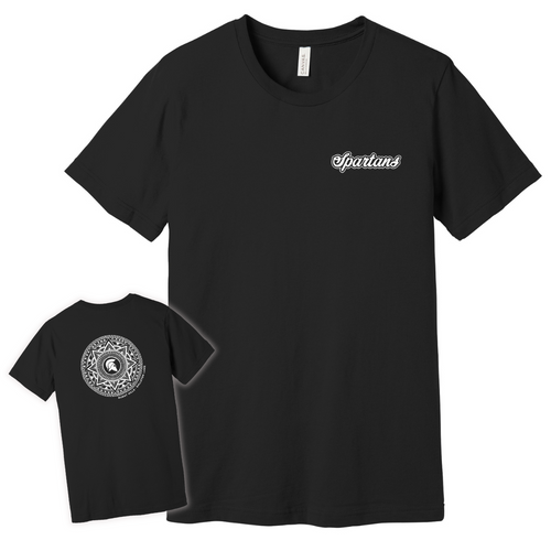 BH-BL Unisex Crew Tee:  Black - front/back (provides 12 meals)