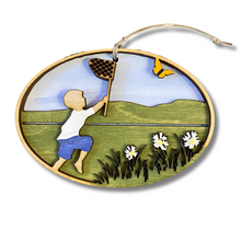 Load image into Gallery viewer, Catching Butterflies Ornament (provides 7 meals)
