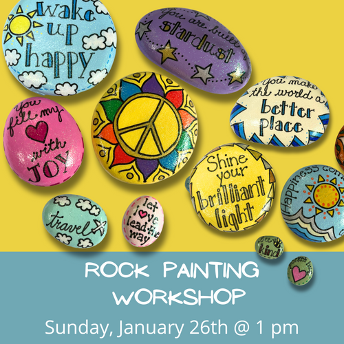 Rock Painting Jan 26 @ 1 pm (provides 12 meals)