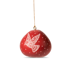 Load image into Gallery viewer, Doves - Gourd Ornament  (provides 7 meals)