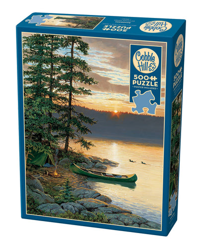 Canoe Lake 500pc puzzle (provides 6 meals)